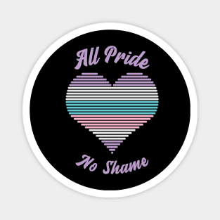 All Pride No Shame - Intersex Flag Magnet